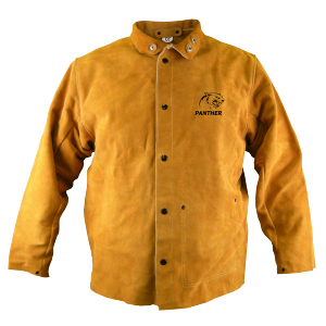 Panther leather welding jacket