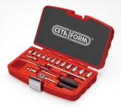 1/4'' Hexagon 18pc socket Set (Metric)