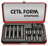 3/8" / 1/2" Sq. Drive TORX Socket Bit Set- 16 Piece