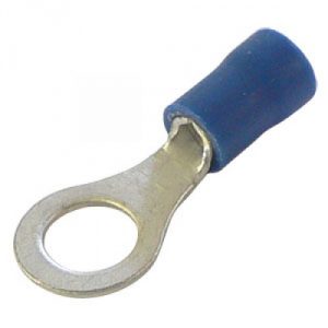 Ring Terminals Blue 5mm (25 Pk)