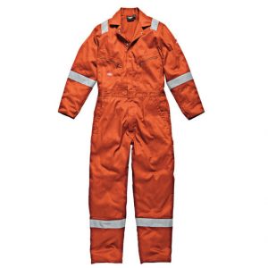 Dickies Hi-Vis Stripe Coverall - Orange