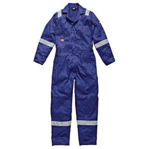 Dickies Hi-Vis Stripe Coverall - Royal Blue