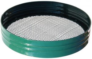 Riddle, 14" x 1/4" Mesh. Round Black