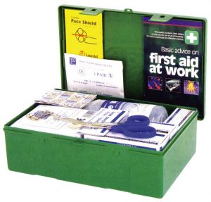 First Aid Kit c/w Eye Wash