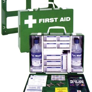 First Aid Kit 50 Persons c/w Wall Bracket