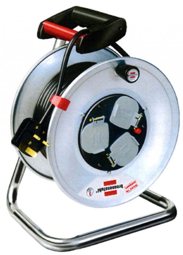 Extension Cable Reel 50 Metre 240v (Steel Reel)