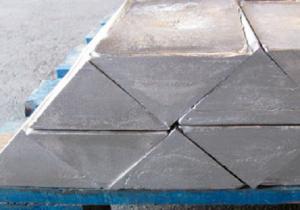 Lead Ingots (45°Triangular profile Boat Ballast)
